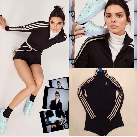 adidas 3 stripe jumpsuit
